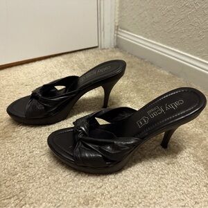 Classic Cathy jeans black mules